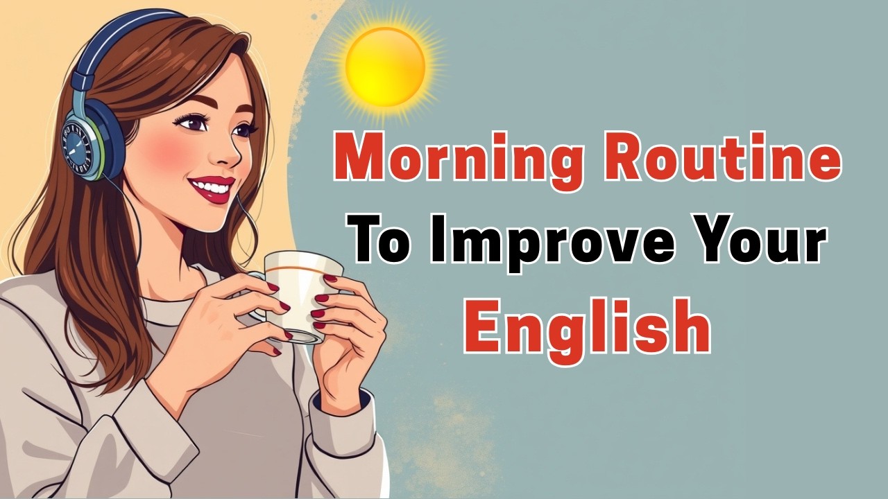 Morning Routine To Improve Your English | Easy English Practice For English Learners | Podcast
