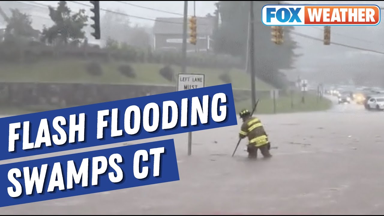 Over 8 Inches Of Rain Causes Flooding In Connecticut