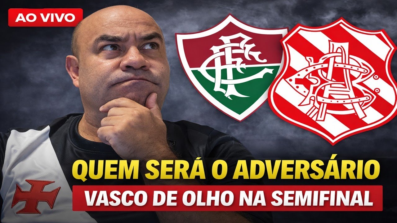 SÓ TEM UMA VAGA! CLASSIFICADO, VASCO AGORA ESPERA ADVERSÁRIO NA SEMIFINAL DO CARIOCÃO. VAMOS DE LIVE