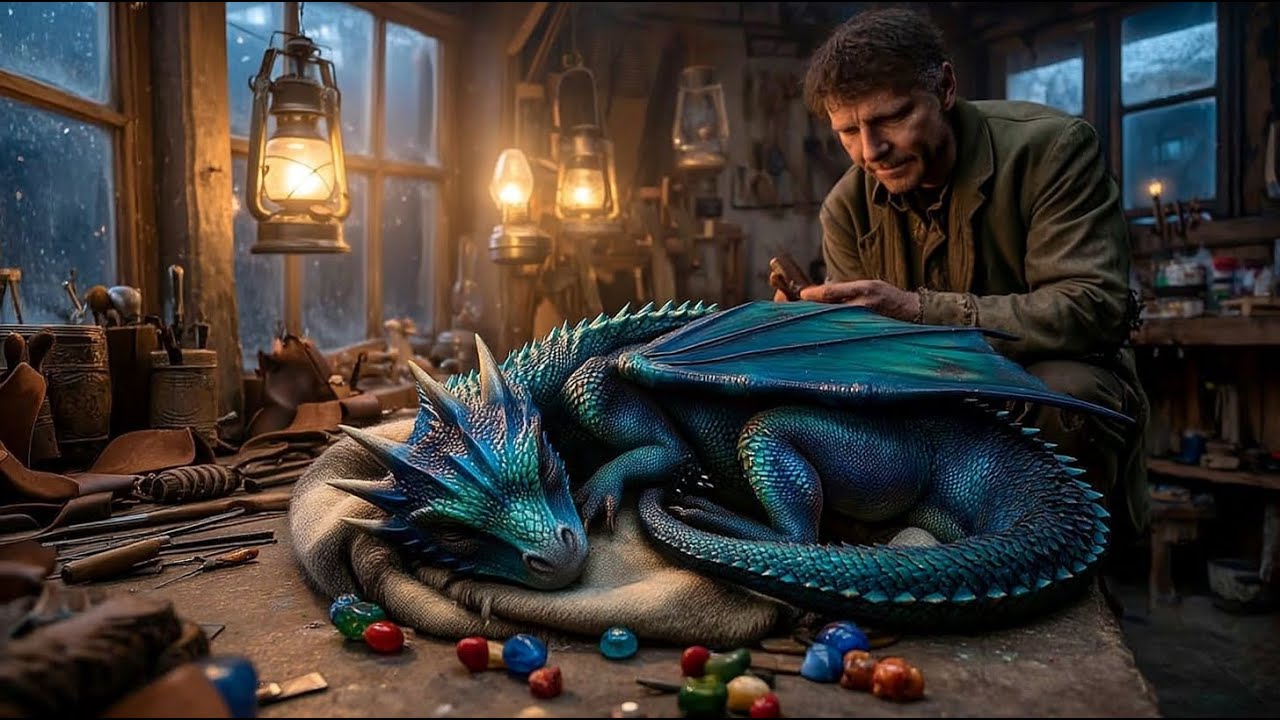They Tried to Separate the Dragon Hatchling—It Slept Only When the Human Came Back