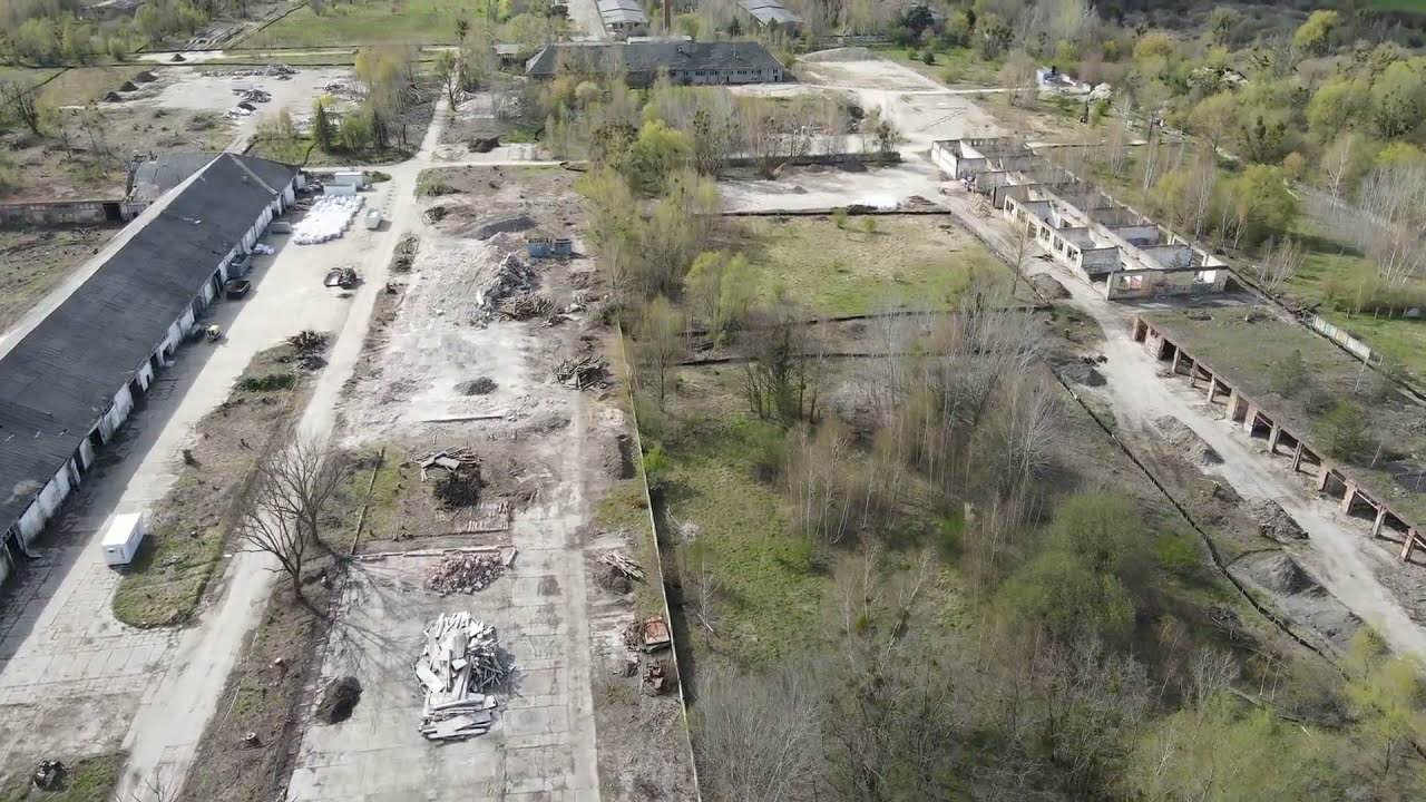 Alte Kaserne Krampnitz. Abandoned barracks of the Soviet in Germany. DJI Mavic Air 2.
