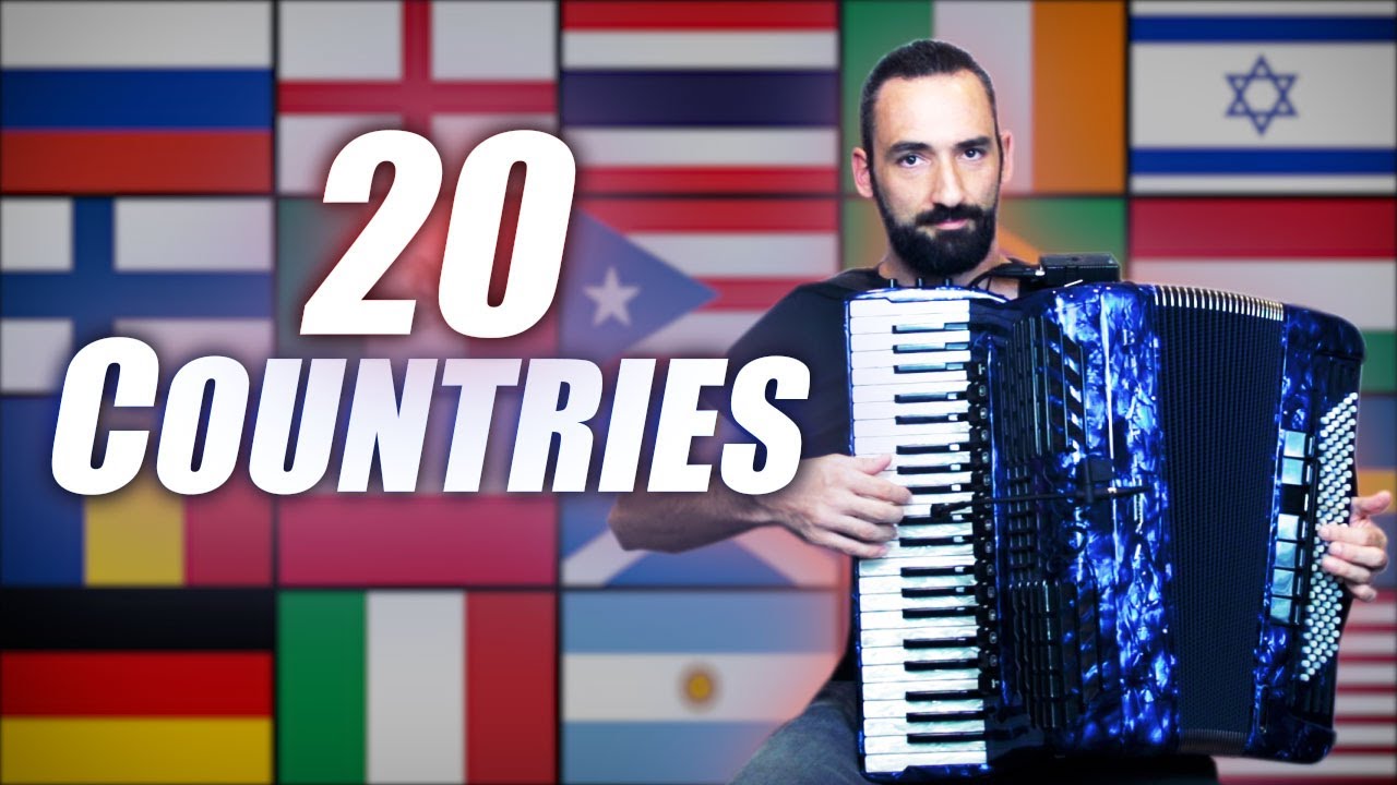 [Accordion] 20 Iconic Melodies from 20 Countries Accordion Around the World