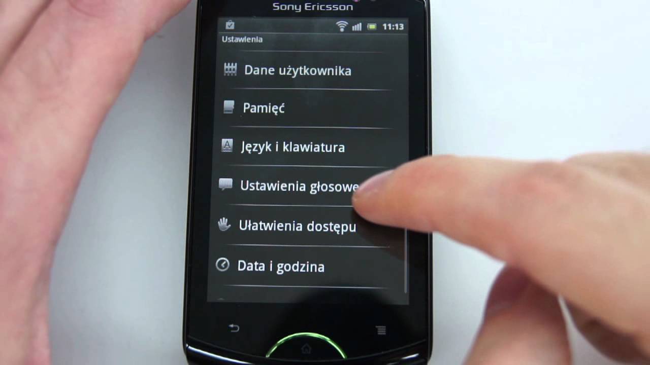 Sony Ericsson Live with Walkman - appearance, menu, camera - part 1
