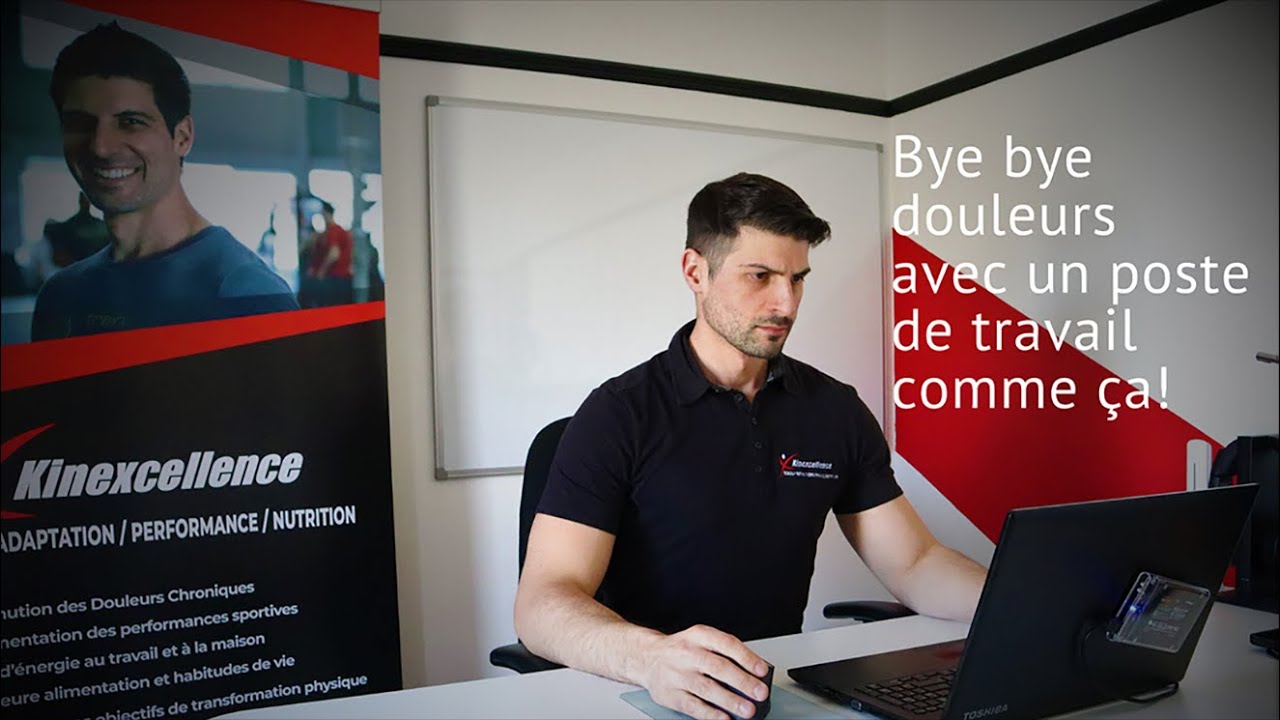Fini les douleurs avec un poste de travail comme ça