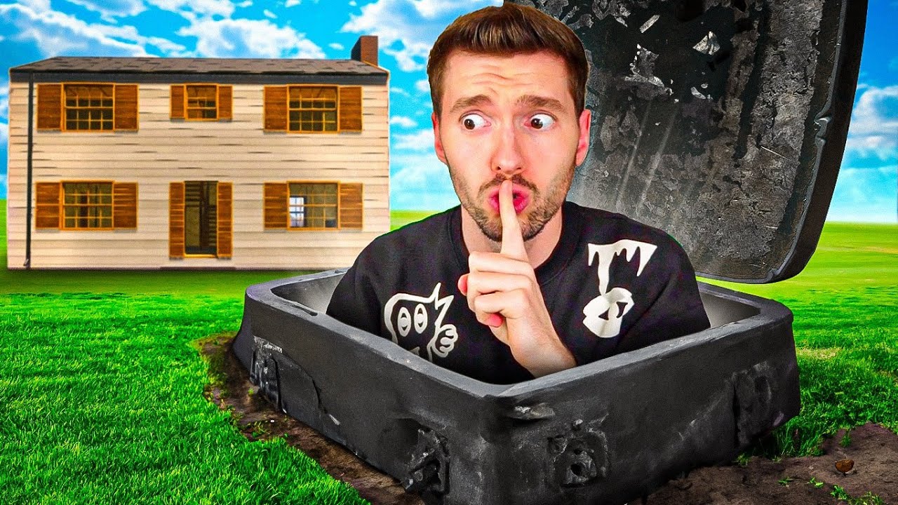 Construí um BUNKER INDESTRUTÍVEL dentro de CASA!