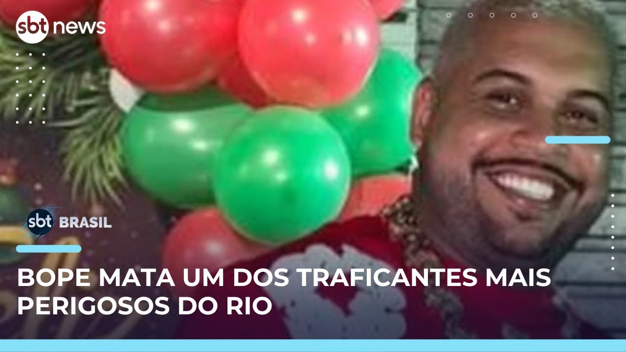 TH da Maré, um dos traficantes mais perigosos do Rio, é morto em operação | SBT Brasil (12/05/25)
