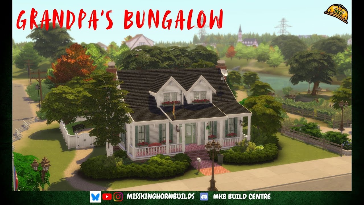Grandpa's Bungalow | The Sims 4 | Speed Build | No CC