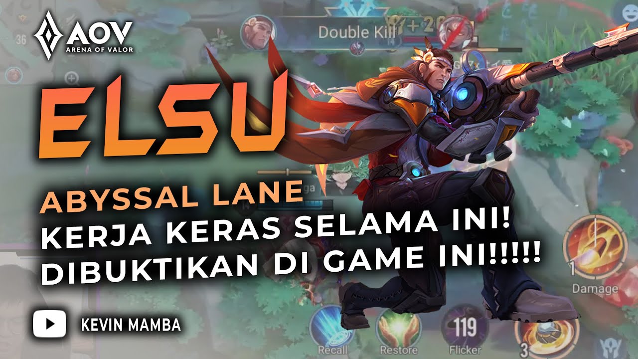 ELSU ABYSSAL LANE KALI INI TOO OP TOO INSANE NO COUNTER!!! 😎 | AoV | 傳說對決 | RoV | Liên Quân Mobile