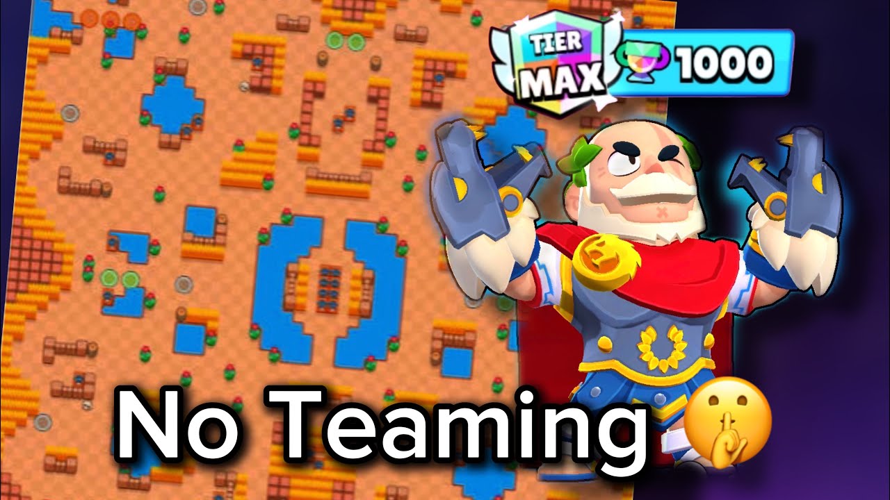 Sam 1000🏆 In Solo Showdown, No Teaming (F-Tier Brawler) 🫠!