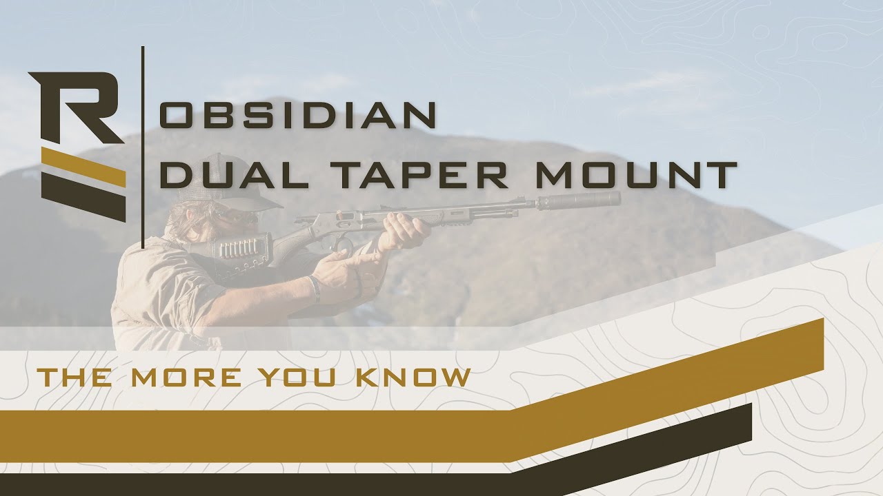 Obsidian Dual Taper Mount - The More You Know
