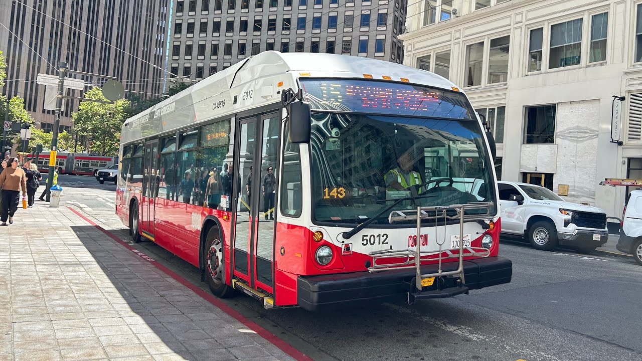 ⁴ᴷ⁶⁰ San Francisco Municipal Railway: 2024 Nova Bus LFSE+ #5012 on 15 Bayview Express