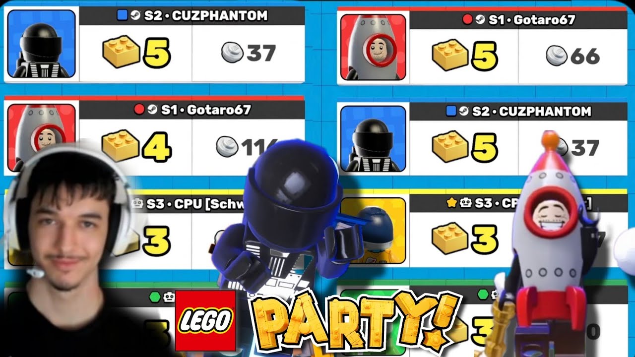 Beef mit Enrico 💀😂 | LEGO® Party! (Raumzone: 10 Runden)