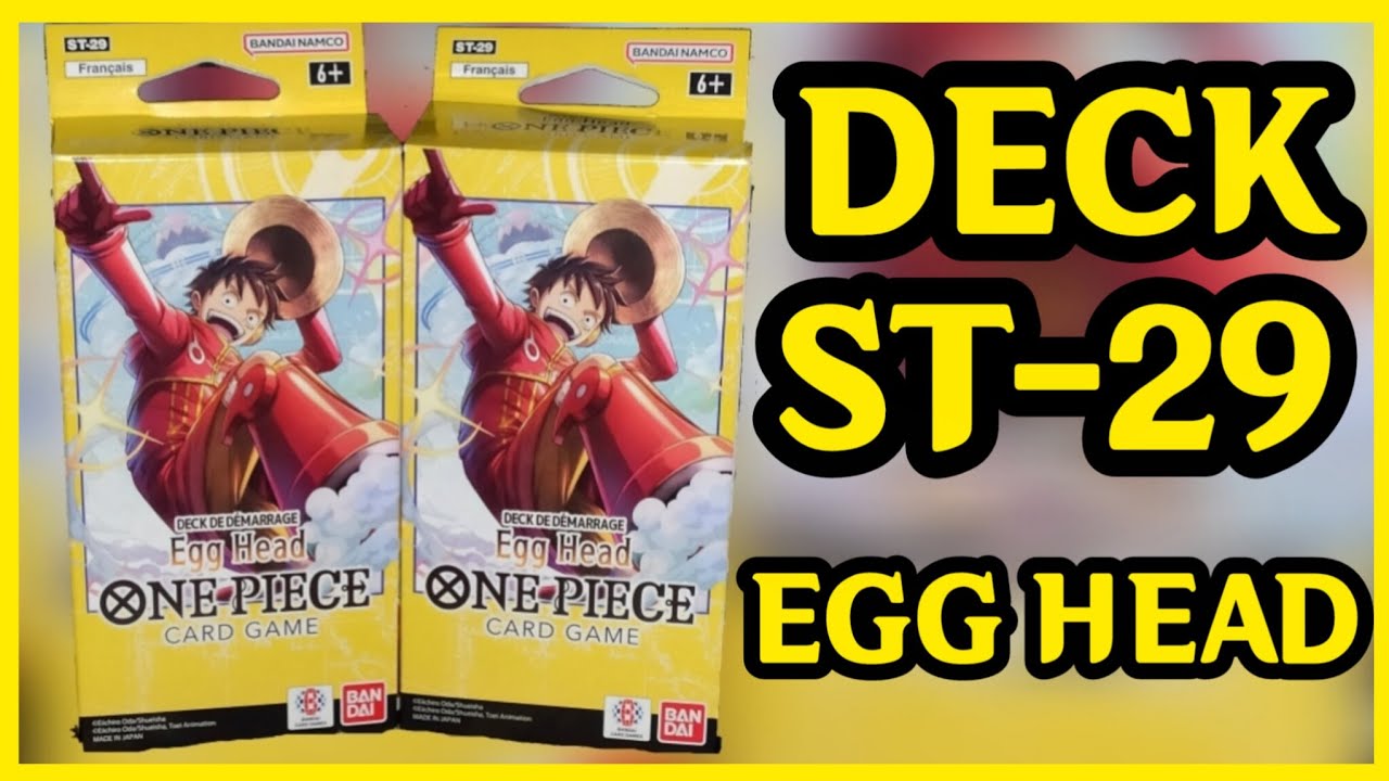 OUVERTURE Deck ST-29 Egg Head ! One Piece Card Game