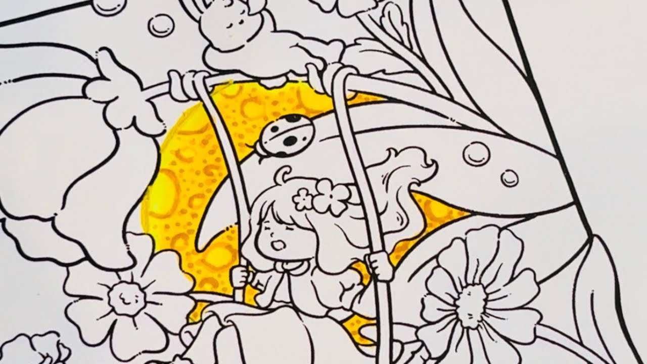 Coloring the Moon 🌙 | Cozy ASMR Coloring