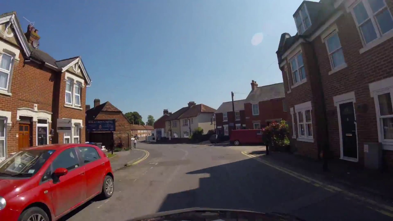 Drive from Salisbury to Southampton - Time Lapse