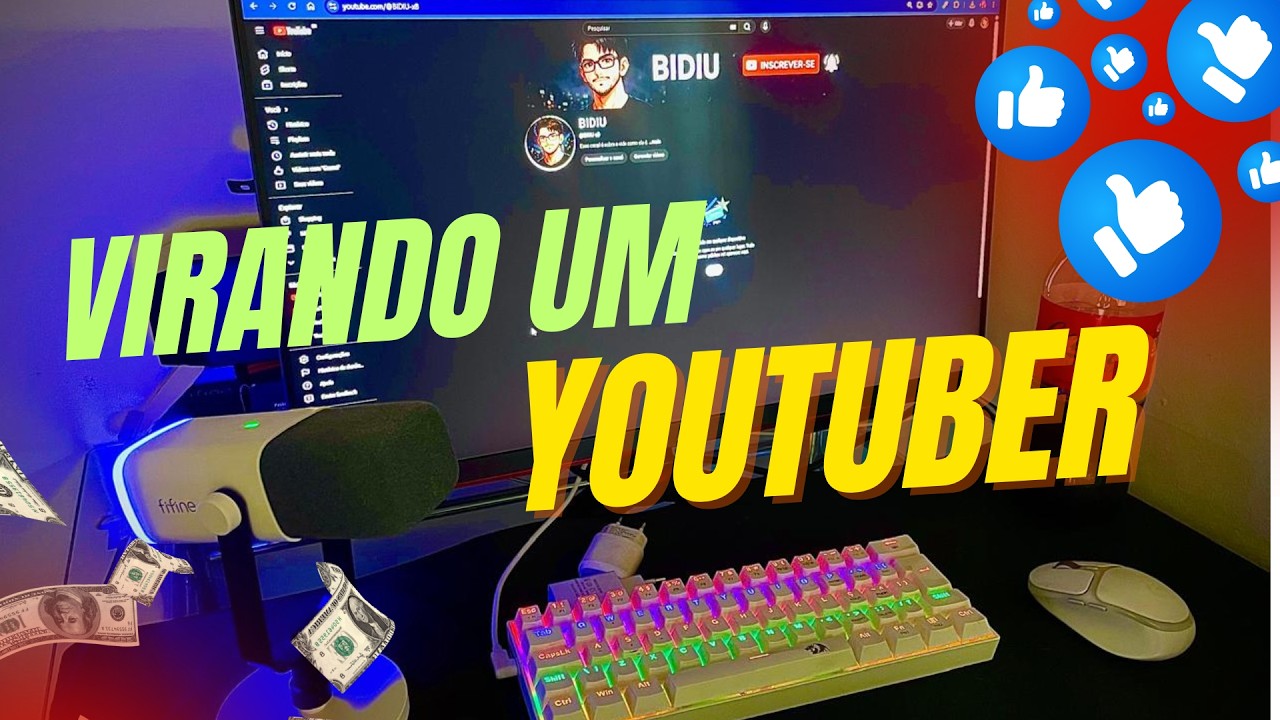 CRIEI UM CANAL AOS 22 ANOS