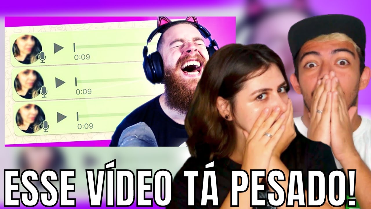 (ISSO TÁ PESADO! 😨) REACT (LUBATV) Os melhores ÁUDIOS do Whatsapp // OSHI #67