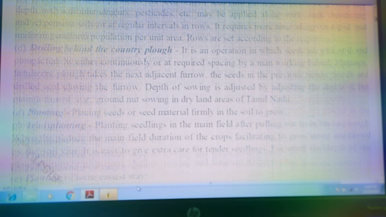 AGRON 111 (chapter 2 seed and sowing)
