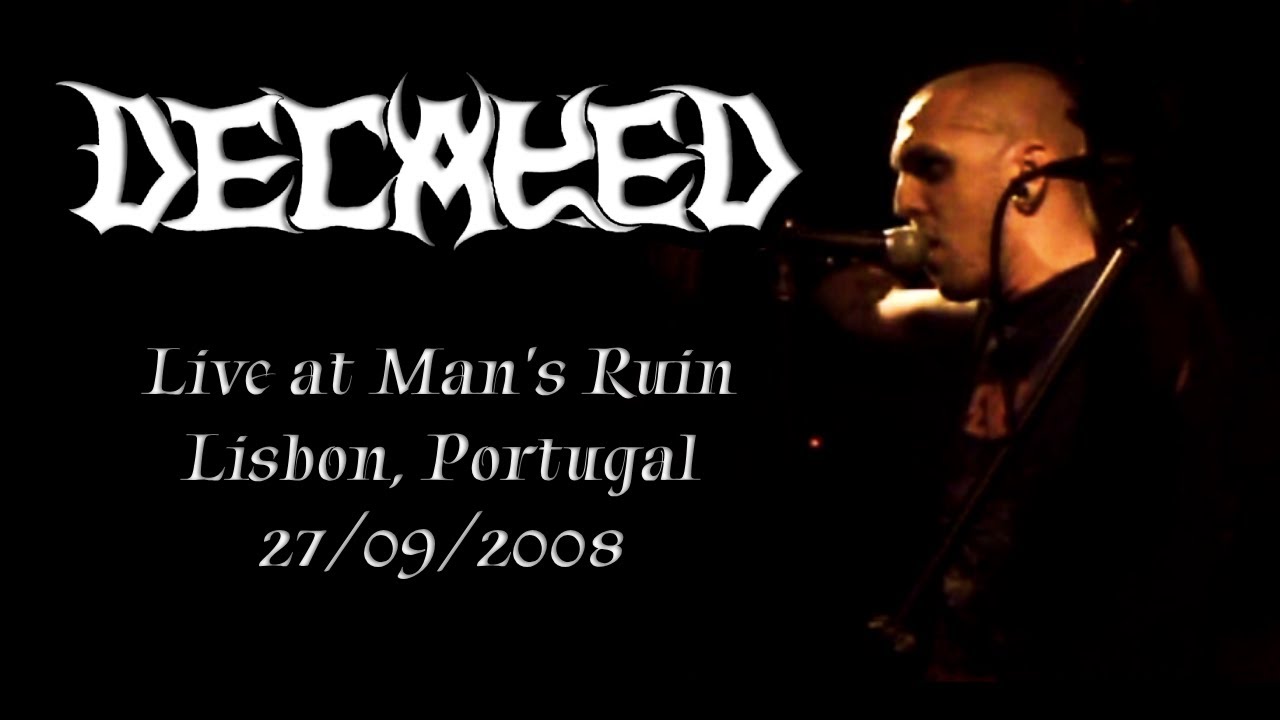 Decayed (Por) - Live at Men's Ruin Bar, Lisbon, Portugal  27/09/2008 (Full live video bootleg)