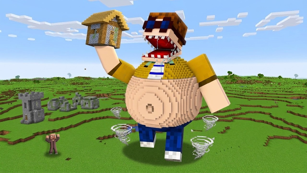 ICH ESSE EIN GANZES VILLAGER DORF in Minecraft!