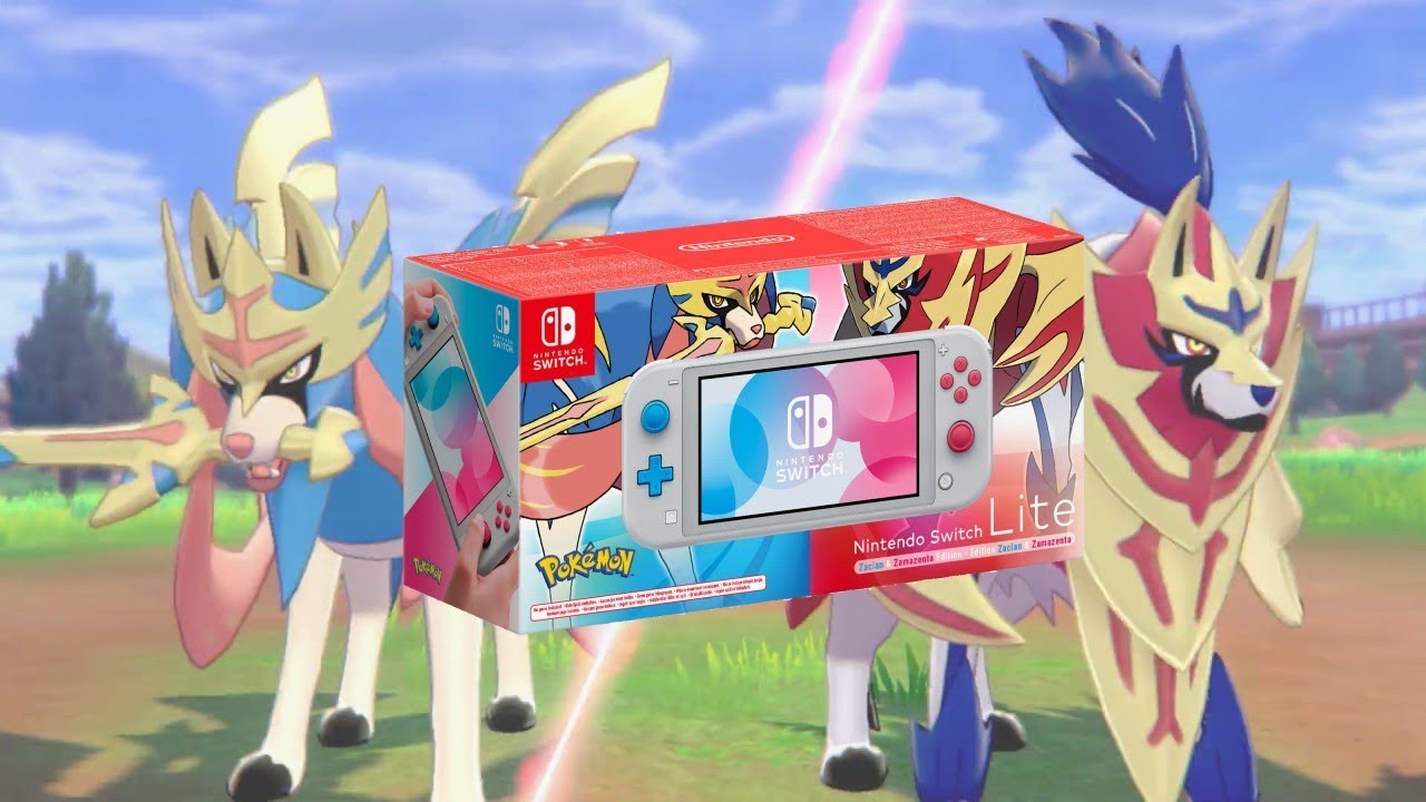 Nintendo Switch Lite Zacian Zamazenta Edition Unboxing