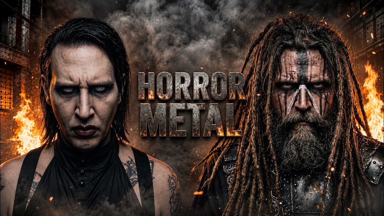 🔥 Marilyn Manson x Rob Zombie Energy HORROR METAL MIX | Dark Industrial Rock