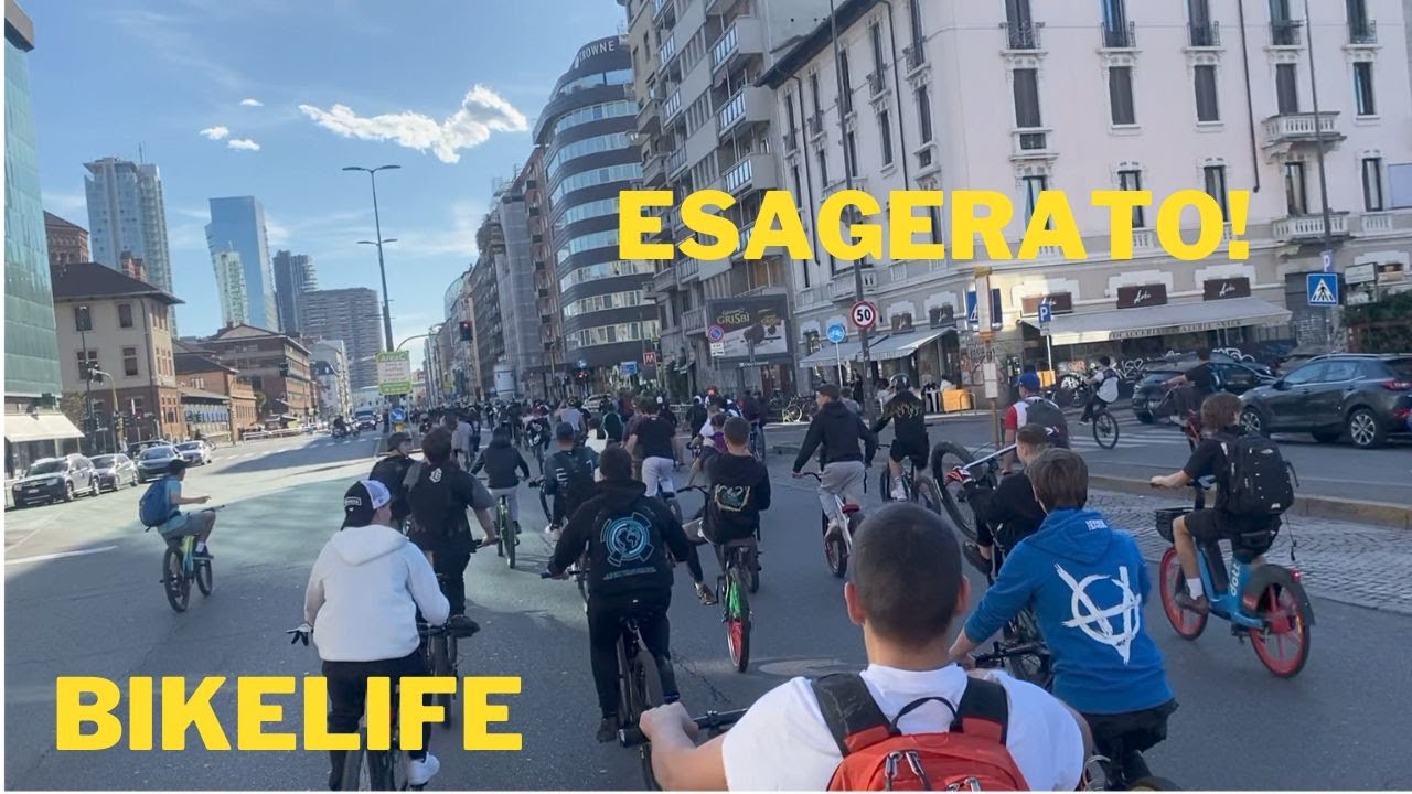 Raduno 24.7 Milano | Milano bloccata da 2000 ragazzi in bici