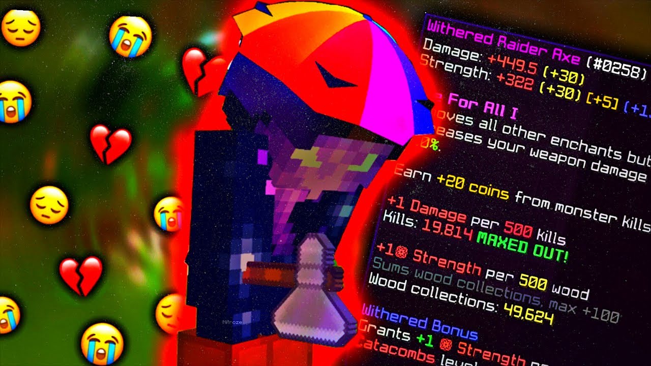 The Admins ruined the best weapon in Hypixel Skyblock...