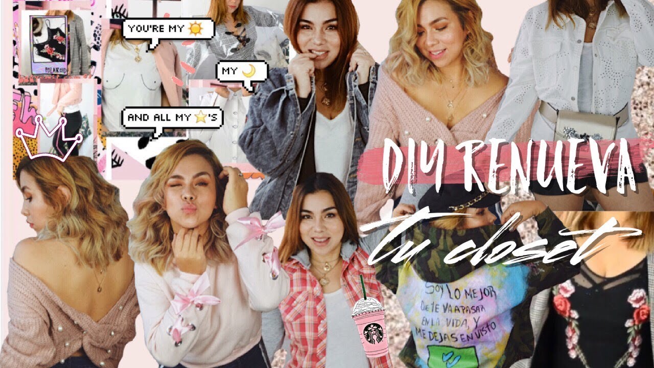11 IDEAS PARA RENOVAR TU CLOSET💗RECICLA TU ROPA VIEJA