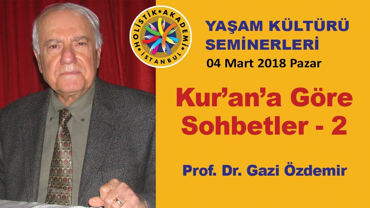 Kur'an'a Göre Allah ve Kur'an'a Göre Şirk Çeşitleri - Prof. Dr. Gazi Özdemir