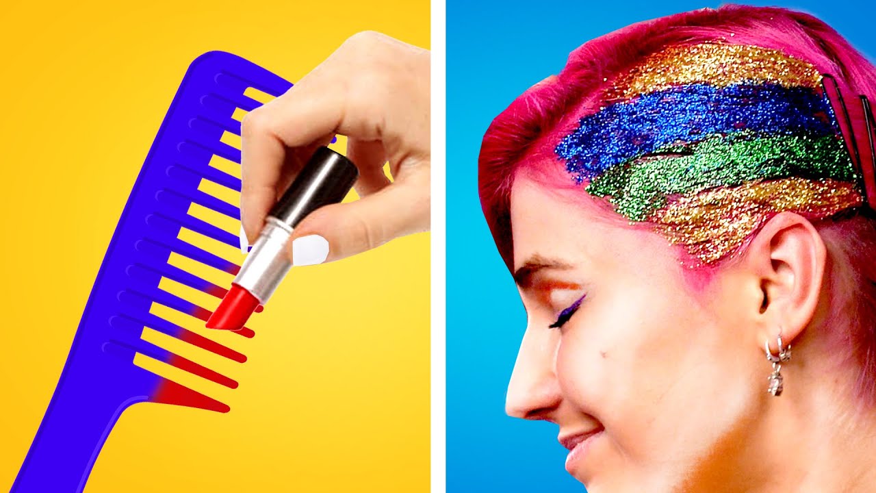 LONG VS SHORT HAIR PROBLEMS || Cool Hair Hacks And Tips And Relatable Situations by Crafty Panda How