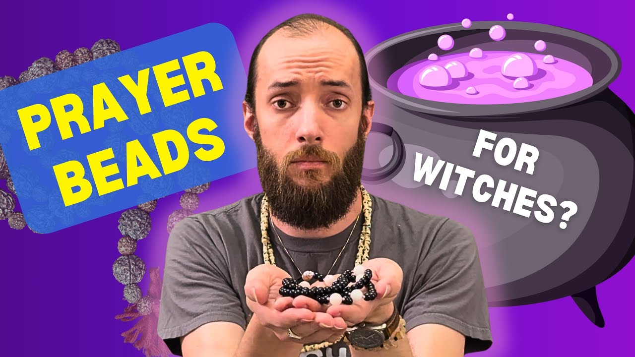 Witch's Prayer Beads - Mala Beads for Witchcraft, Meditation, Chanting, and Ritual
