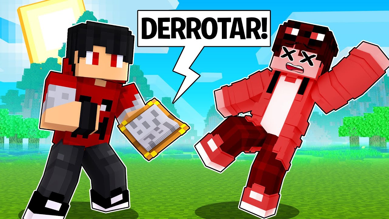 Meu CADERNO PODE DERROTAR TODOS no Minecraft