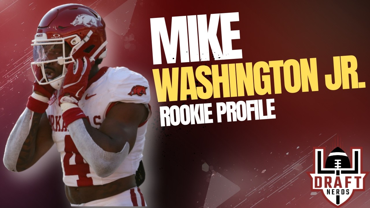 Mike Washington (RB, Arkansas) Rookie Profile for the 2026 NFL Draft!