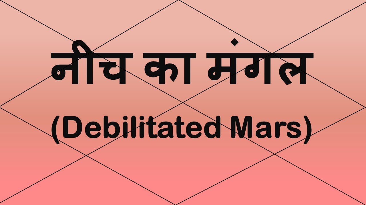 Mars Debilitated/नीच का मंगल (कर्क राशी में मंगल) | Vedic Astrology | हिंदी
