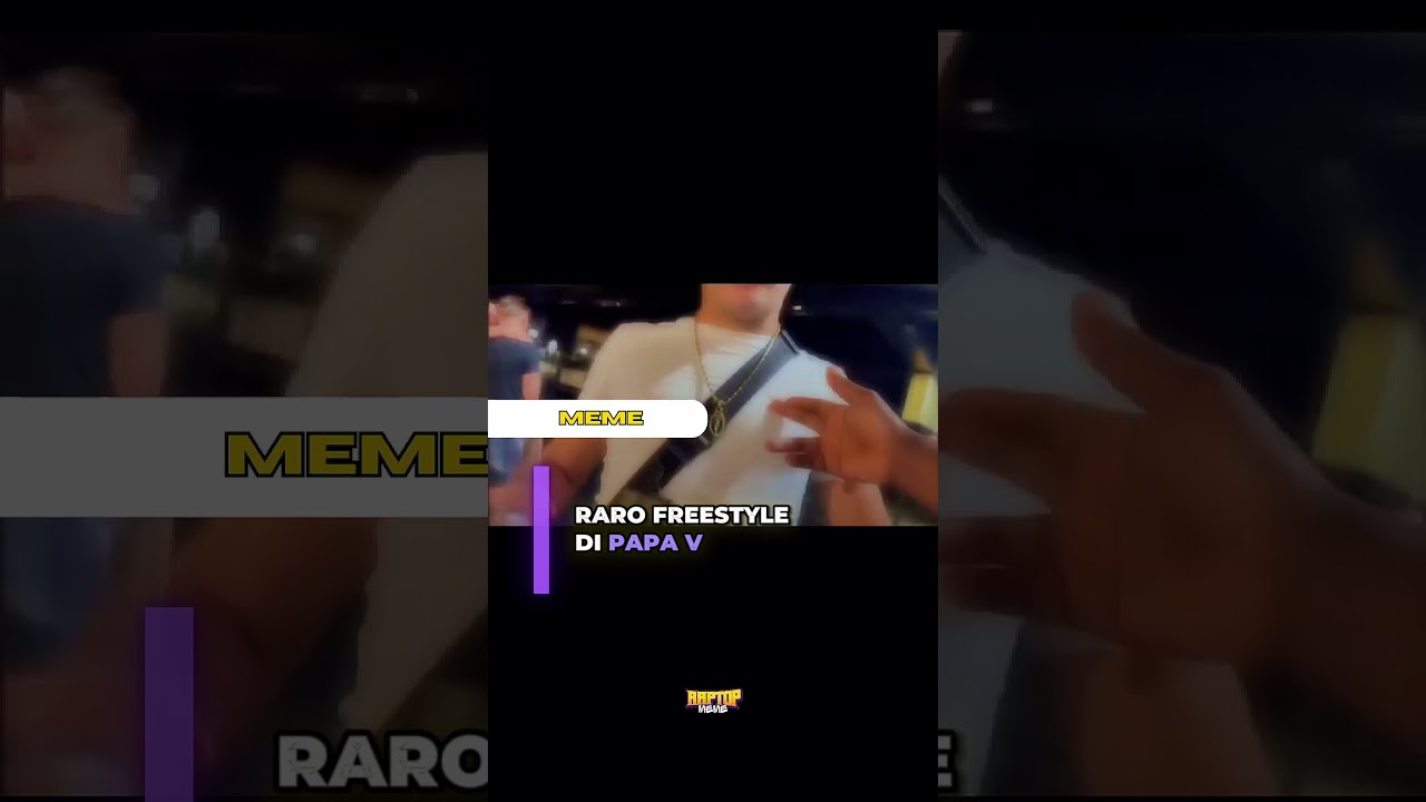 Sono per strada come un involtino 🗣️😅 Papa V | RAPTOP