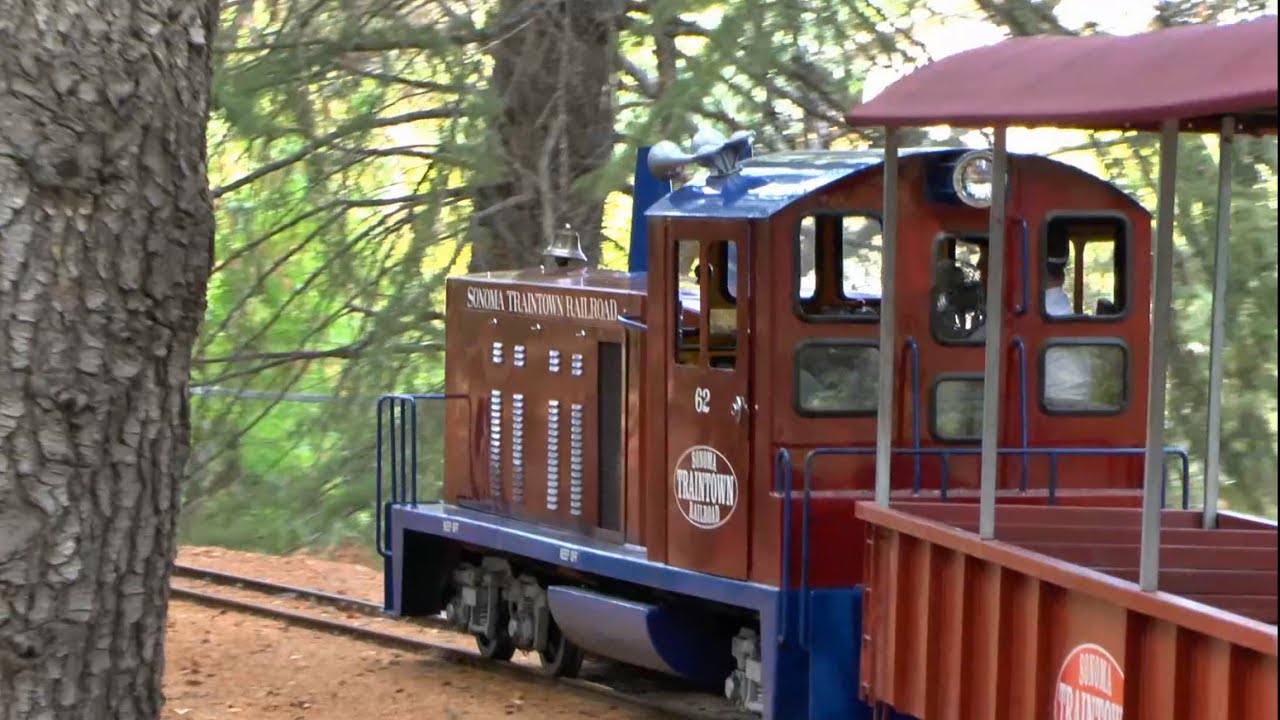 Train Ride - Sonoma Train Town Railroad in California