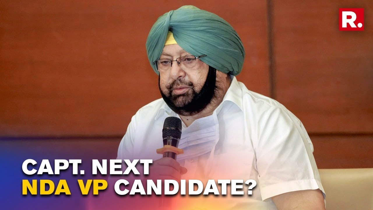 Ex-Punjab CM Amarinder Singh To Be NDA's Pick For Vice President Candidate, Says Sources