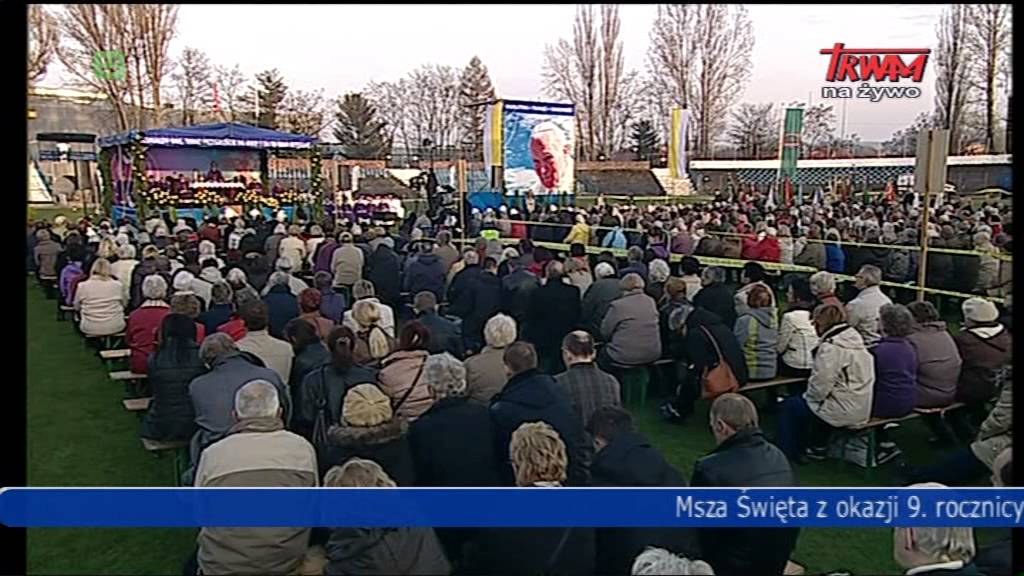 Transmisja z Mszy św. sprawowanej w 9. rocznicę odejścia bł. Jana Pawła II do Domu Ojca