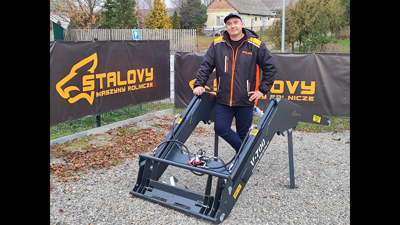 ŁADOWACZ CZOŁOWY 3 SEKCYJNY ADAPTACJA DO KAŻDEGO MODELU CIĄGNIKA #STALOVY KONTAKT: 531-30-20-15