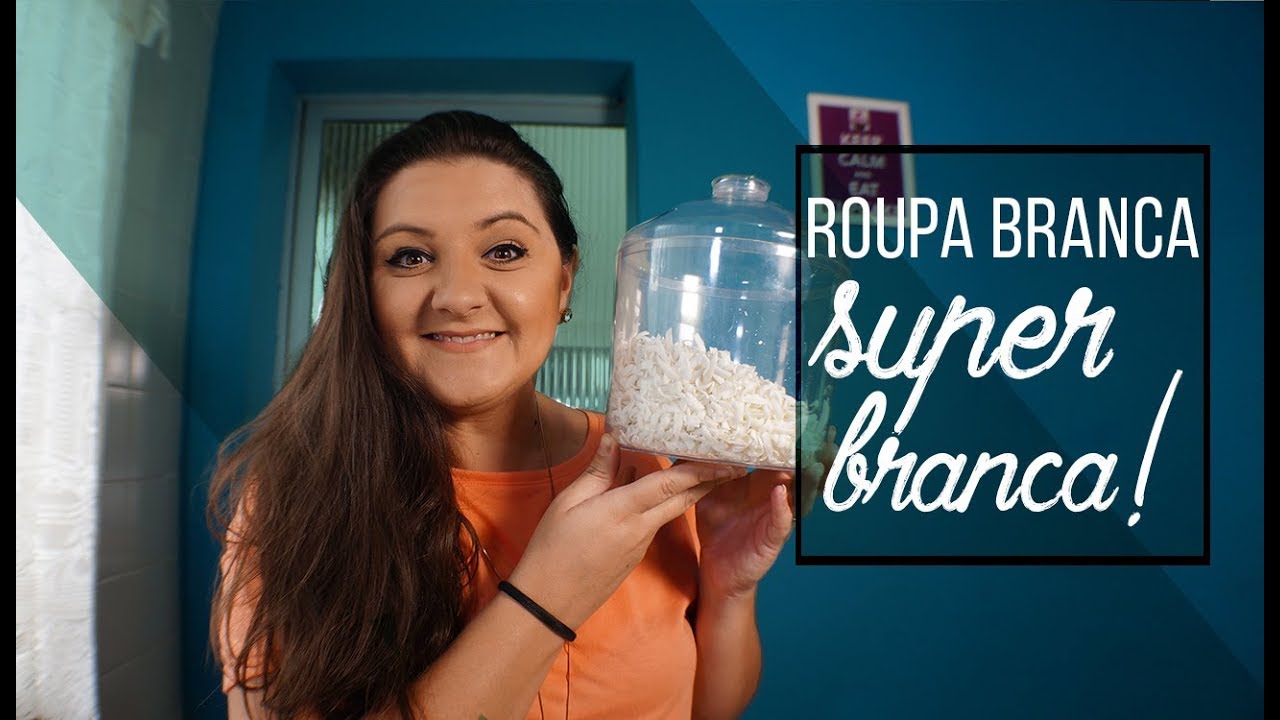 Misturinha barata para lavar roupa branca! | Limpa fácil