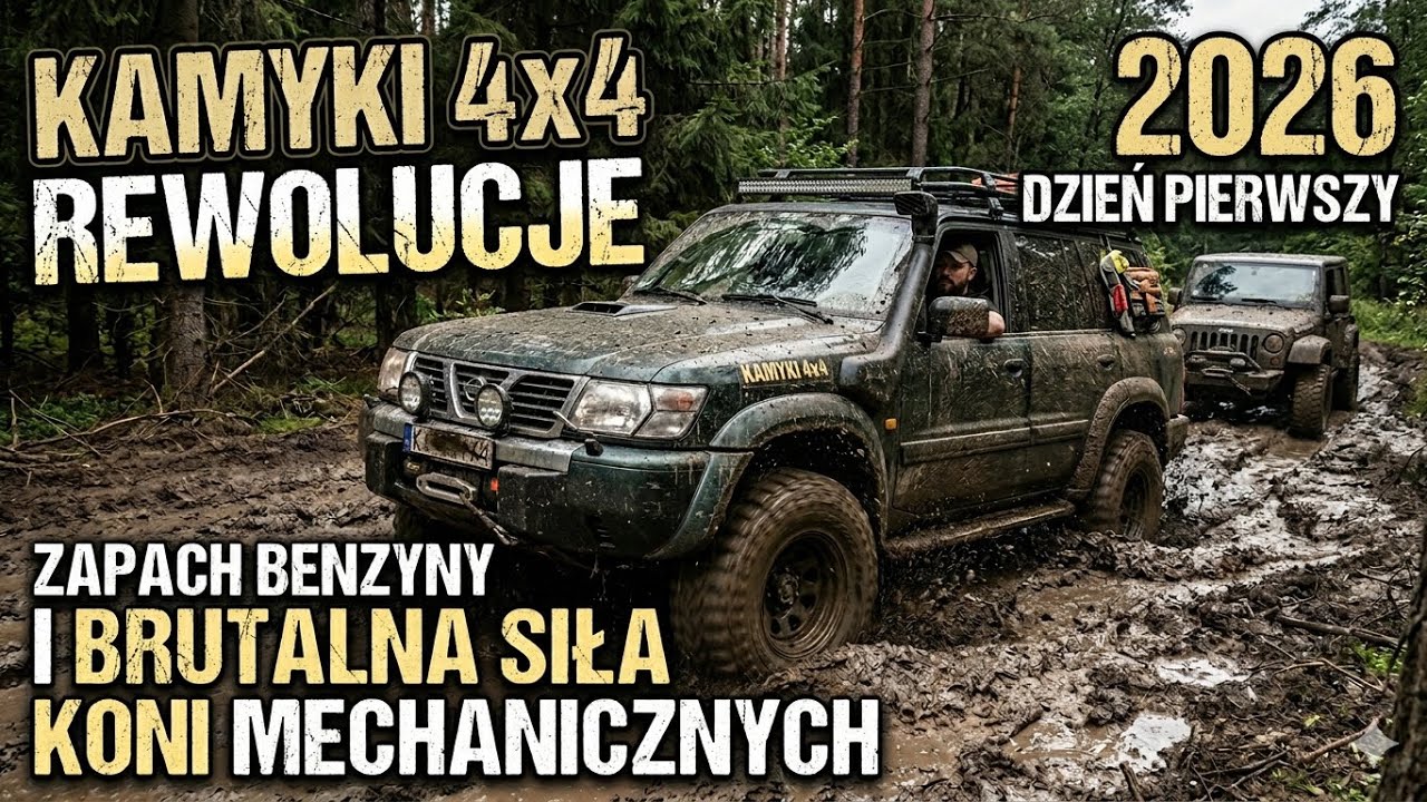 KAMYKI 4X4 2026 BRUTALNA SIŁA KONI MECHANICZNYCH 
