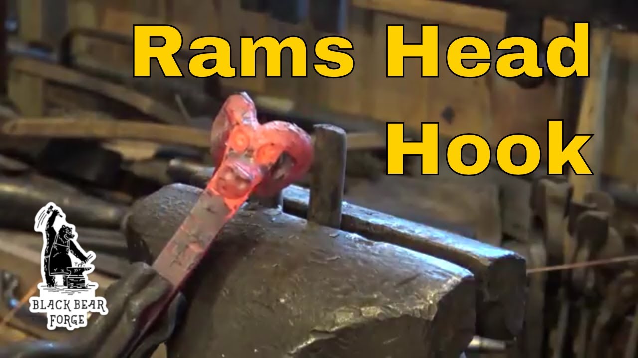 Rams head hook - Blacksmithing for beginners