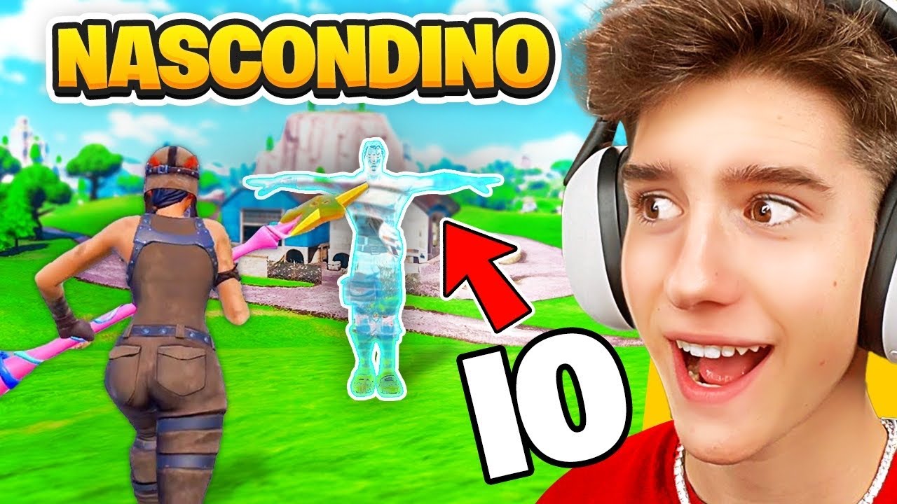 BARO nel NASCONDINO con il NUOVO POTERE dell'INVISIBILITÀ! Fortnite ITA