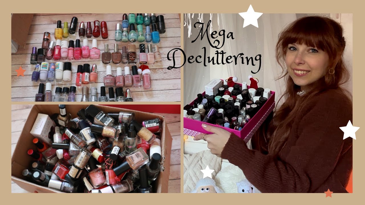 Elimino più di 200 smalti - Mega Decluttering