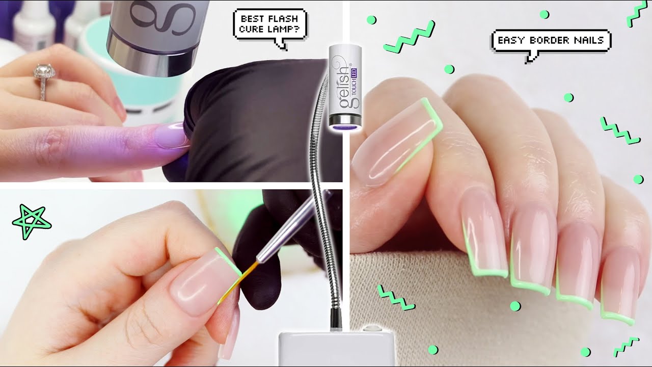EASY DIY GEL X BORDER NAILS AT HOME | The Beauty Vault