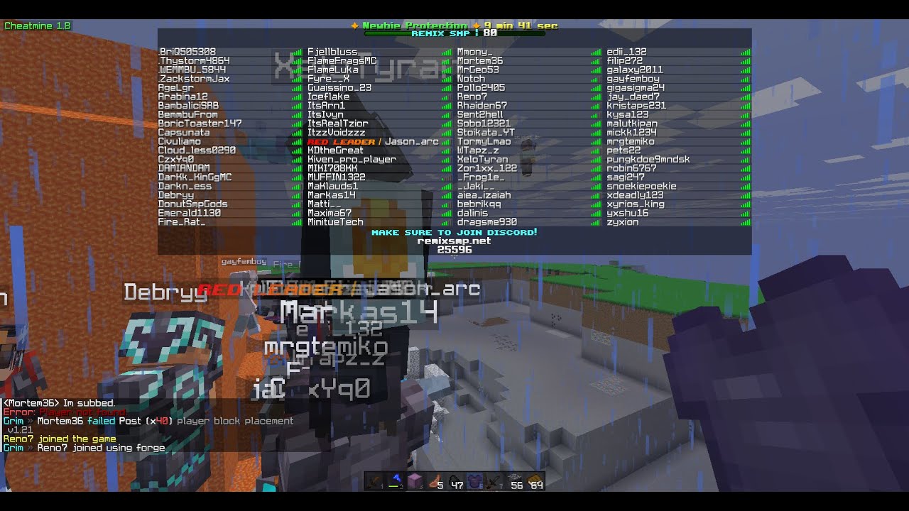 remixsmp.net Server Griefing 100 on