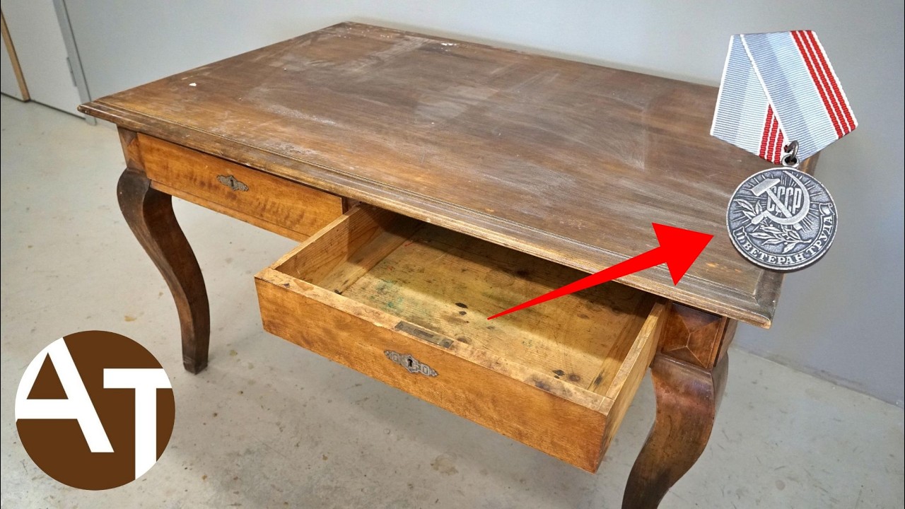 I restored an old desk and found unexpected link to the past