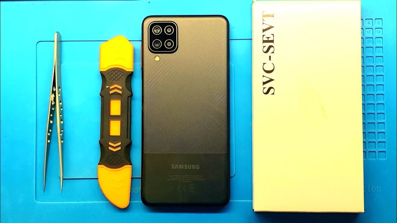 طريقة فك وتغيير شاشة samsong a12 باسهل طريقة