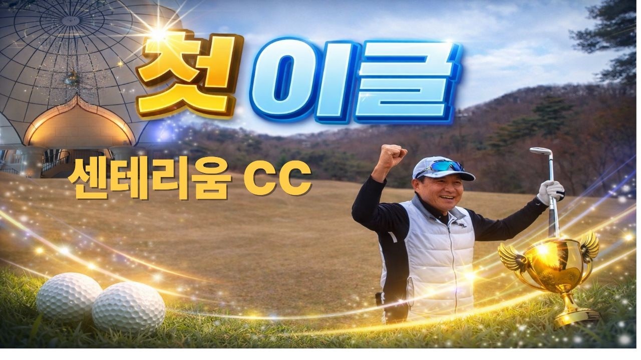 이게 들어간다고?! 인생 첫 이글 터졌다🔥 센테리움CC 레전드 순간